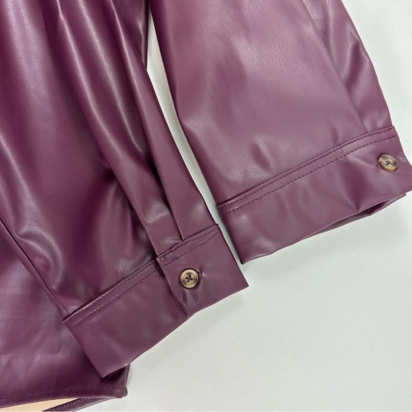 HUE Women's Burgundy Button-Down Shirt - Picture 9 of 9